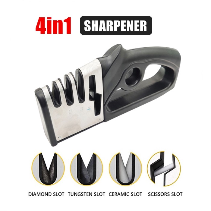 Buy Sharpener 4 in 1 Knife and Scissor Sharpening Device Knife car